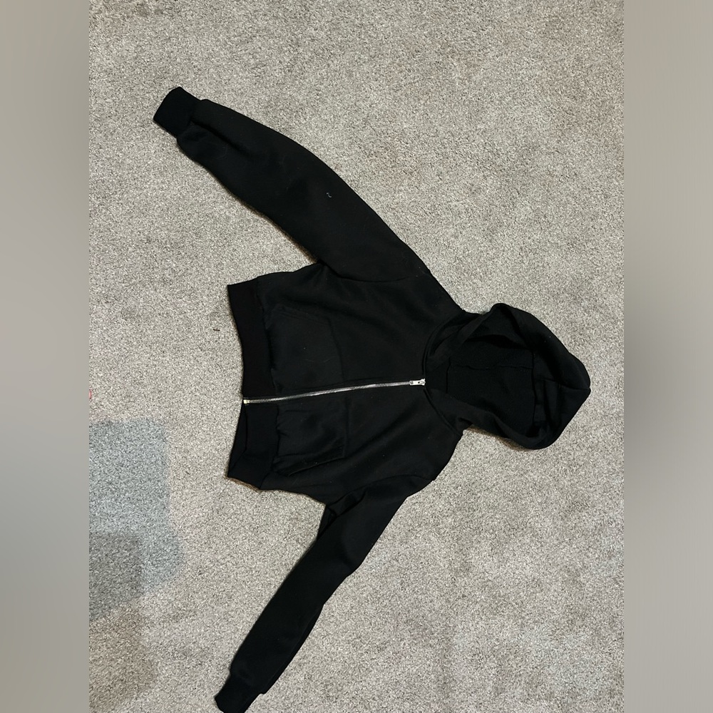 Shein Black Zip Up Jacket